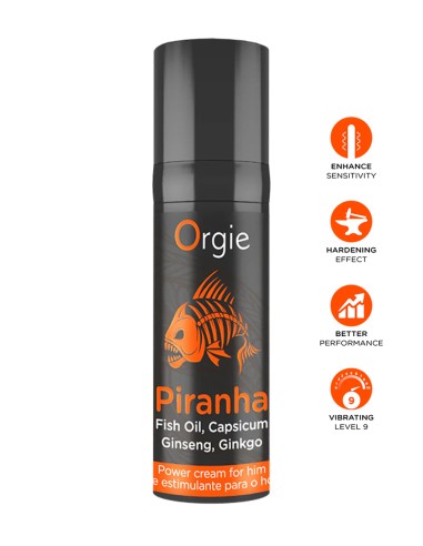 Crème stimulante Piranha Power Cream - Orgie